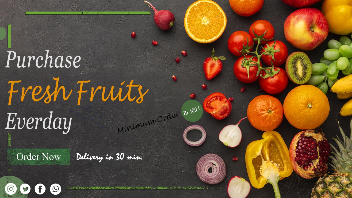 VegFru: Online Grocery Store promo